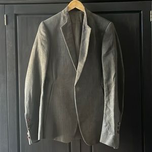 Gorgeous Vintage Rick Owens gray blazer size 38 US.  Excellent condition.
